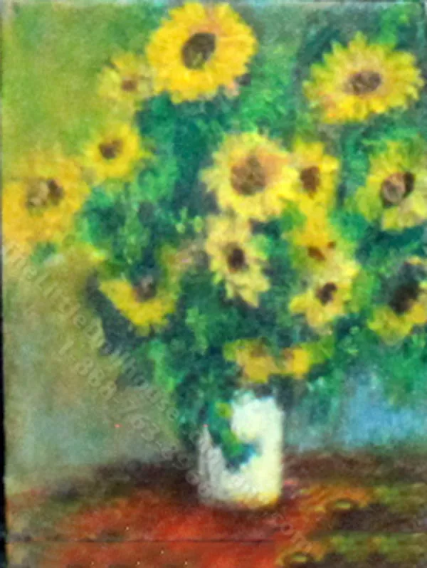 "Bouquet of Sunflowers" Replica Painting by Larry Morganti