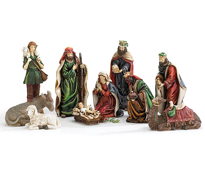 NATIVITY SCENE RESIN